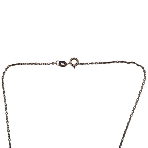 TJC STERLING SILVER pendant with 18" long necklace. ^ - Picture 7 of 7